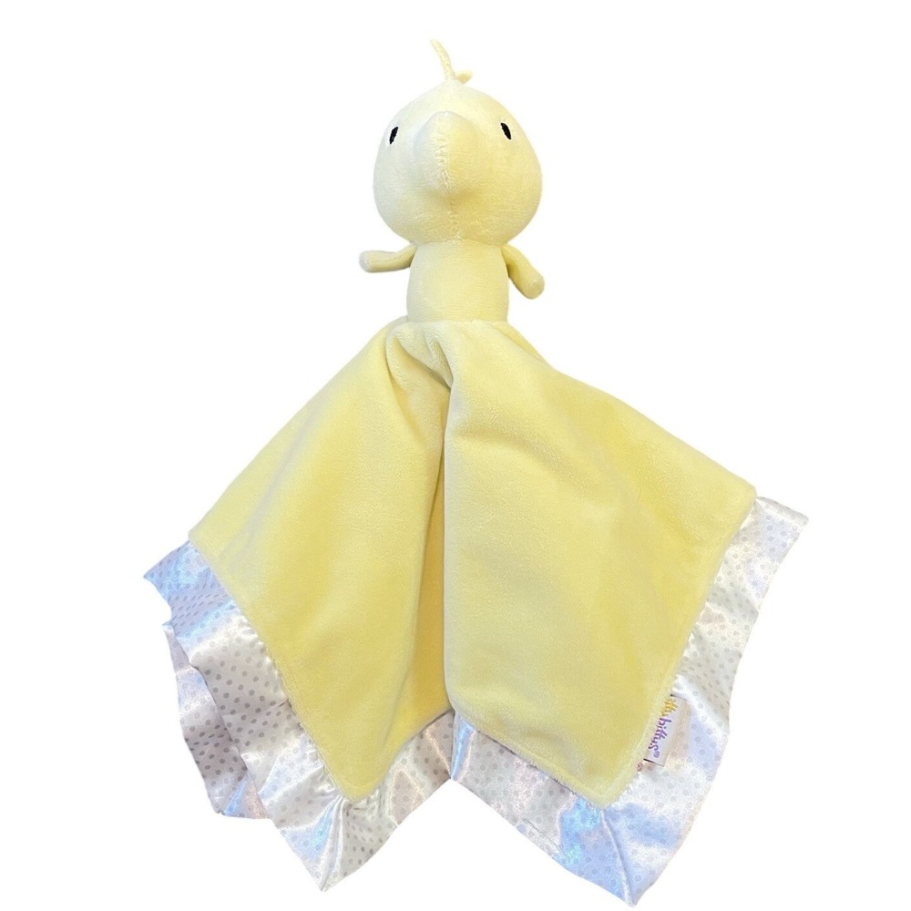Hallmark Itty Bittys Baby Peanuts‎ WOODSTOCK Lovey Security Blanket Satin Trim